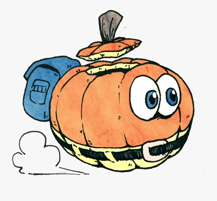 Pumpkin Banjo, Transparent Clipart