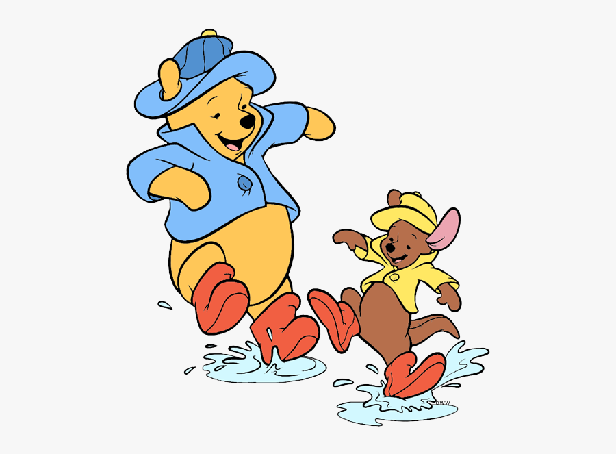 Winnie The Pooh Puddles, Transparent Clipart