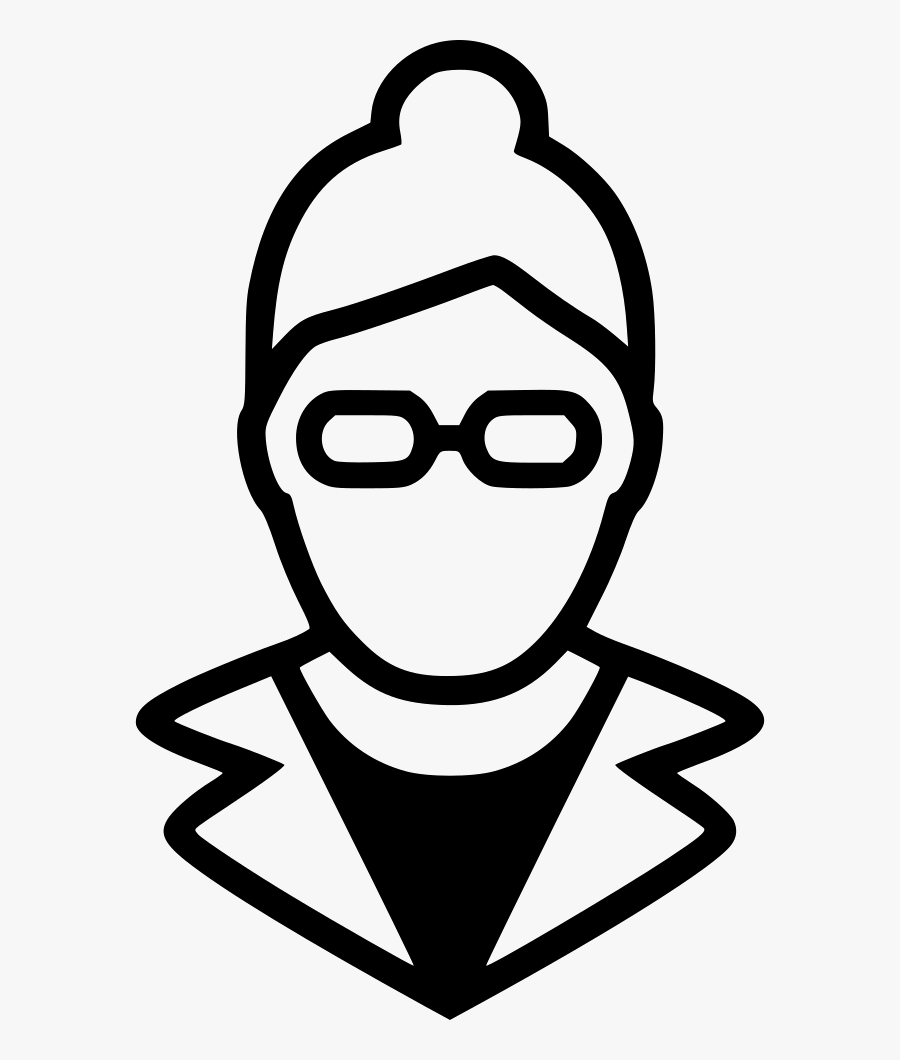White,eyewear,head,line Art,clip Art,line,black And - Icon Png Icon Teacher, Transparent Clipart