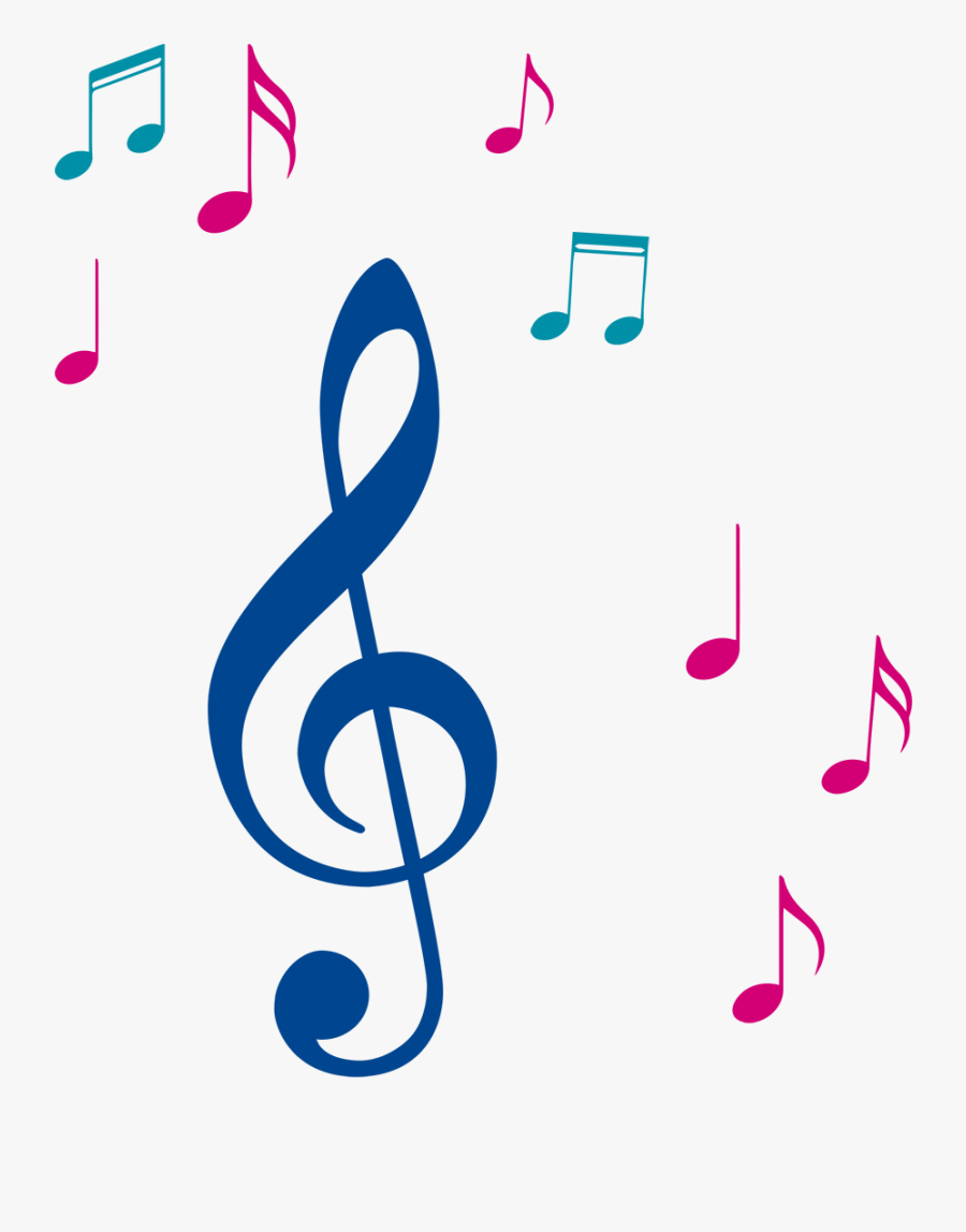 Clef Treble Musical Note Clip Art - Vector Music Note Svg, Transparent Clipart
