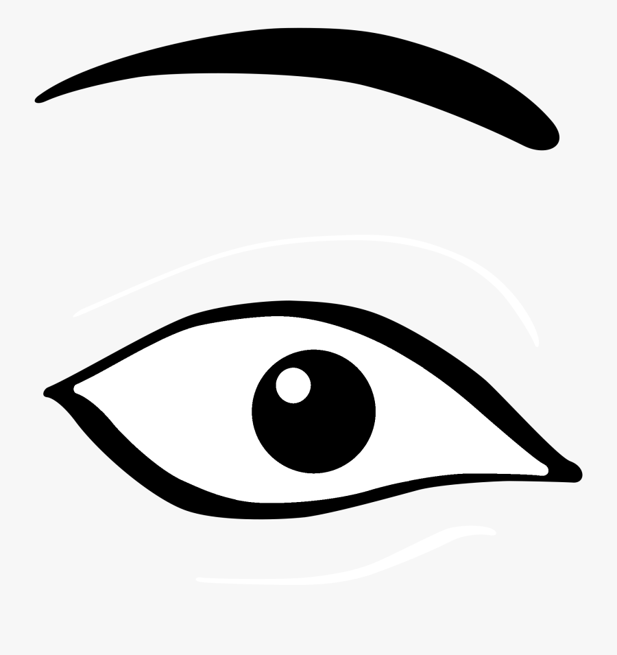 Vision Logo Black And White - Circle, Transparent Clipart