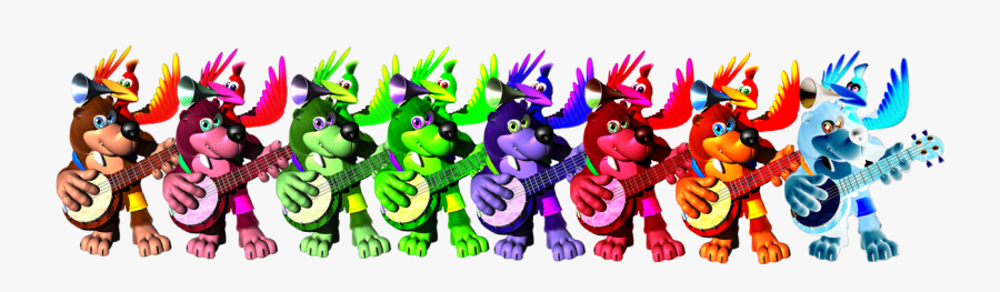 Super Smash Bros - Super Smash Bros Palette Banjo Kazooie, Transparent Clipart