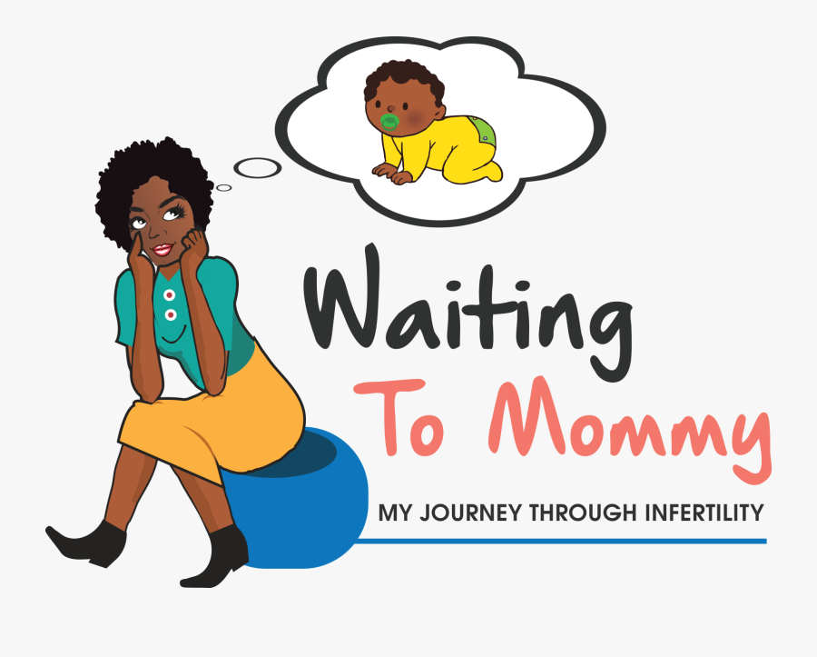 Waiting To Mommy - Cartoon, Transparent Clipart