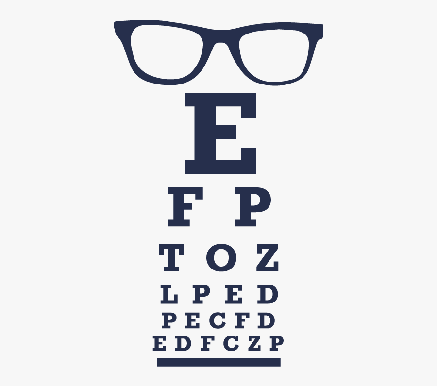 Optometrist Locations - Eye Chart Clipart, Transparent Clipart