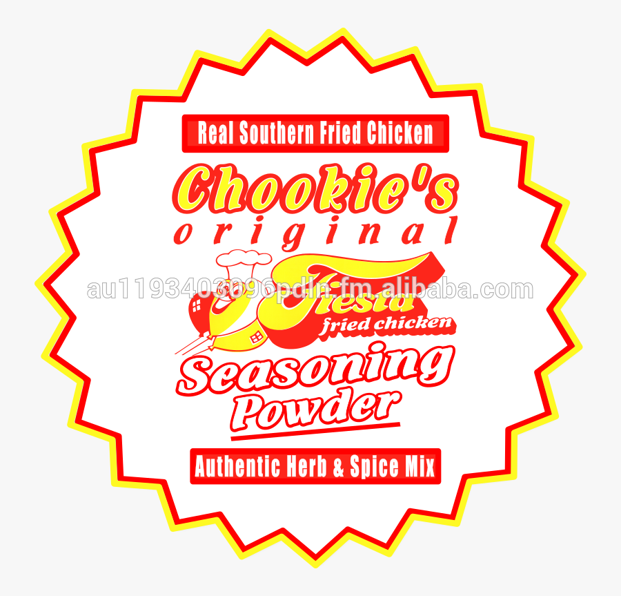 Chookies Fiesta Southern Fried Chicken Seasoning Powder, Transparent Clipart