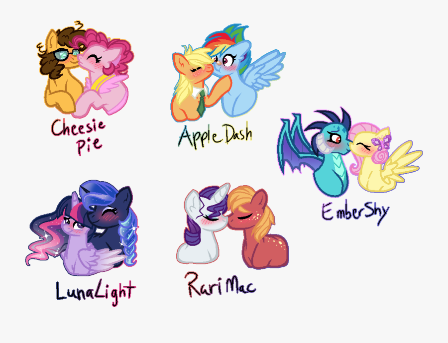 Clip Art Shhh Png Library - Mlp Mane 6 Ships, Transparent Clipart