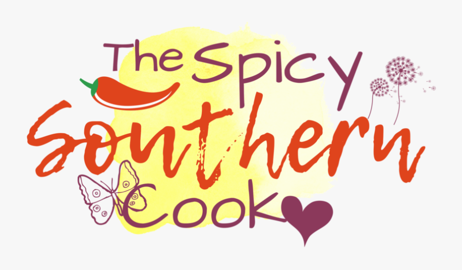The Spicy Southern Cook - Calligraphy, Transparent Clipart