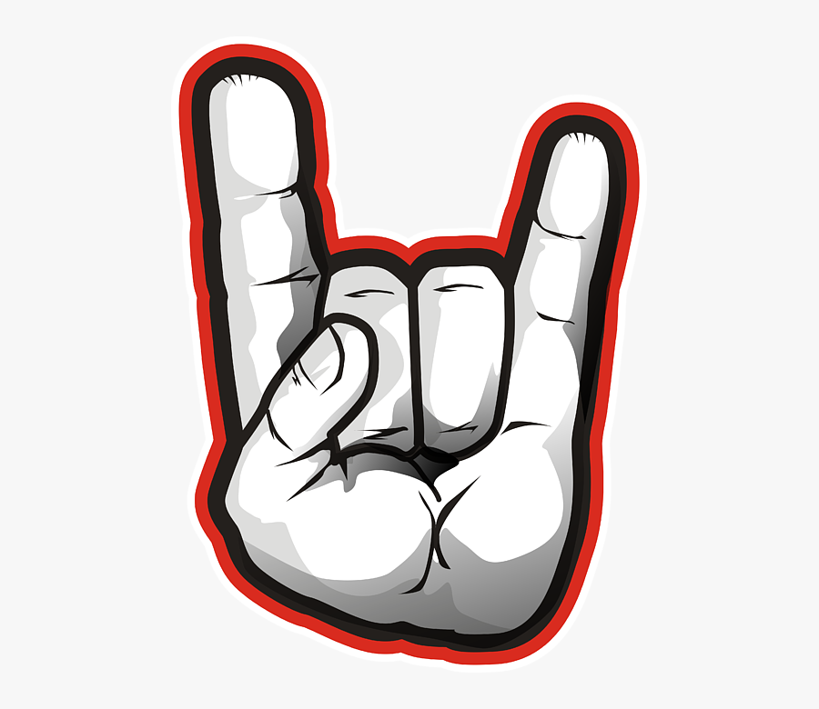 Sign Of The Horns, Transparent Clipart