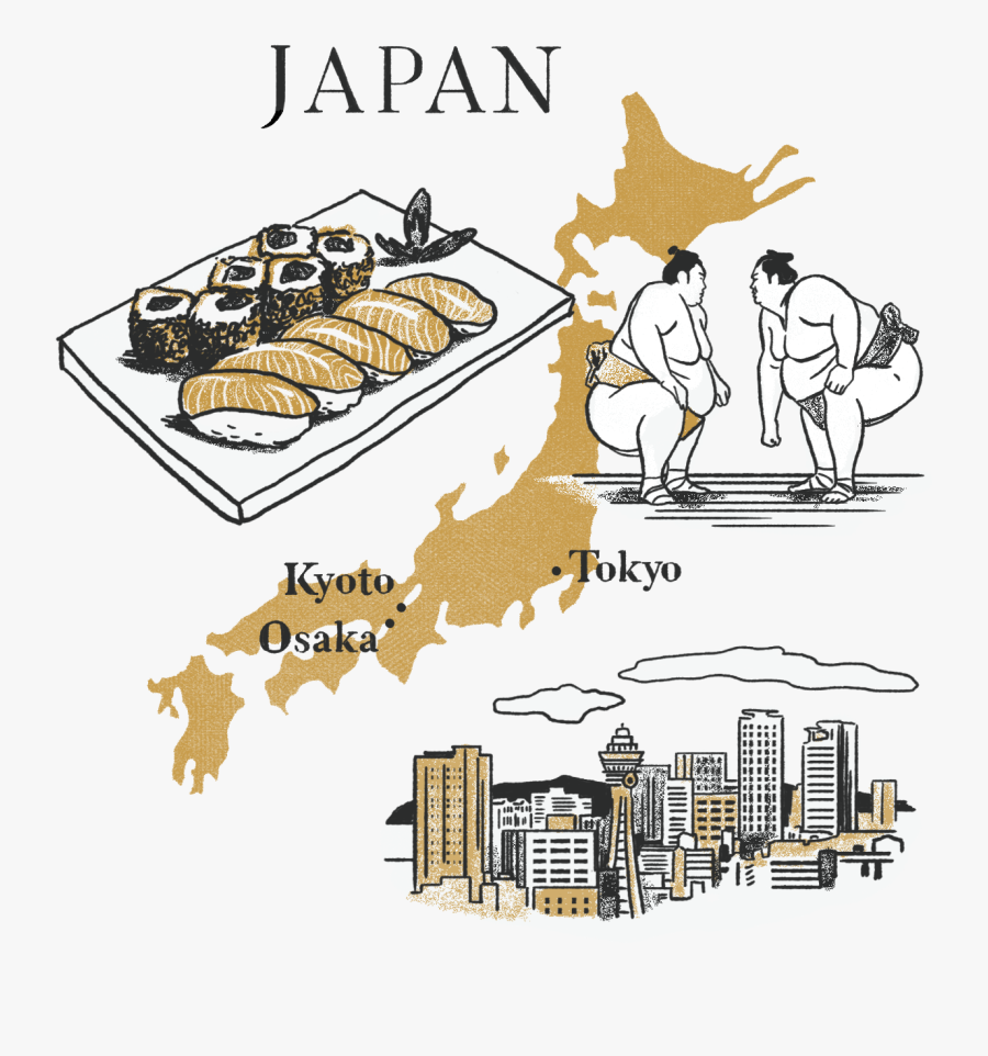 列島 日本 地図 イラスト, Transparent Clipart