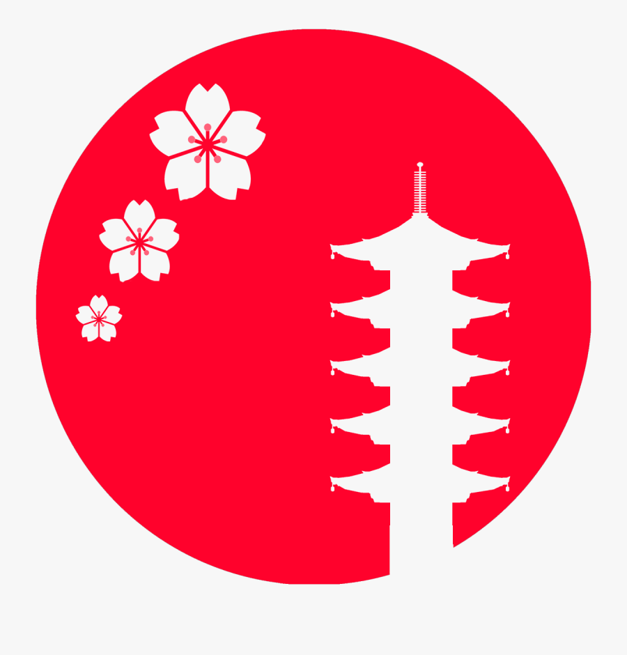 Logo For Japan Starts Here - Cherry Blossom Japanese Clipart , Free.