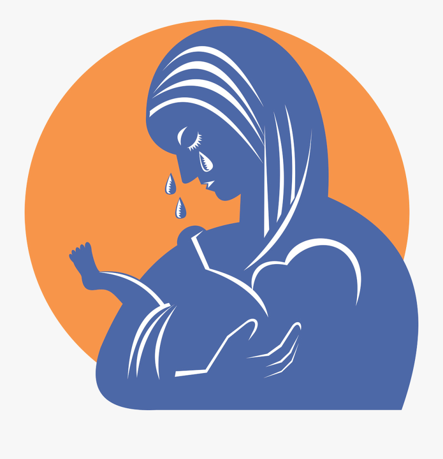 Postpartum Maternity Blues Period - Depresion Post Parto Dibujo, Transparent Clipart