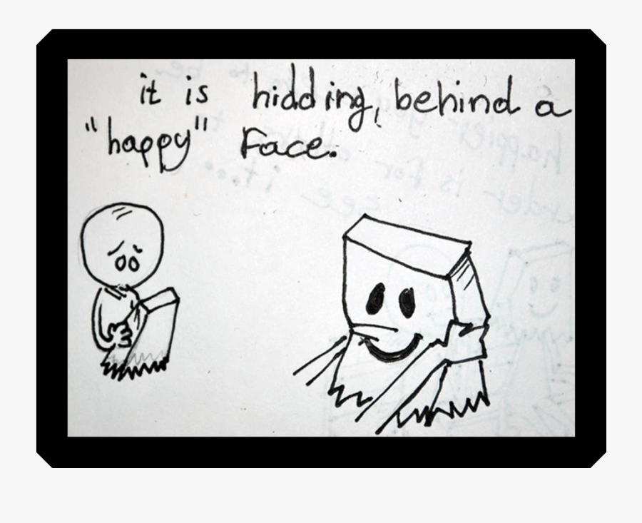 Clip Art Depression Sketches - Cartoon, Transparent Clipart