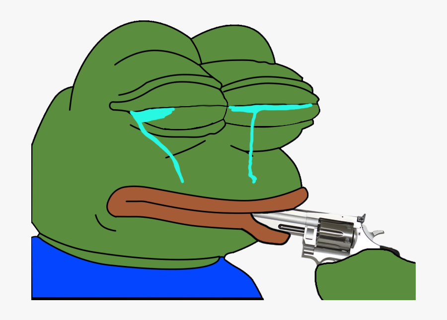 Pepe The Frog Depressed, Transparent Clipart