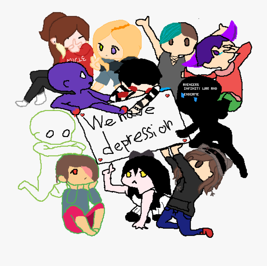 Depression, Transparent Clipart