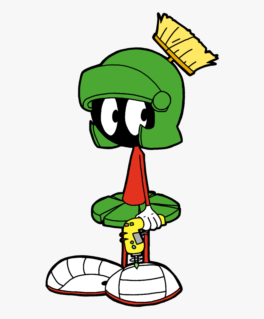 Marvin The Martian By - Cartoon Marvin The Martian, Transparent Clipart