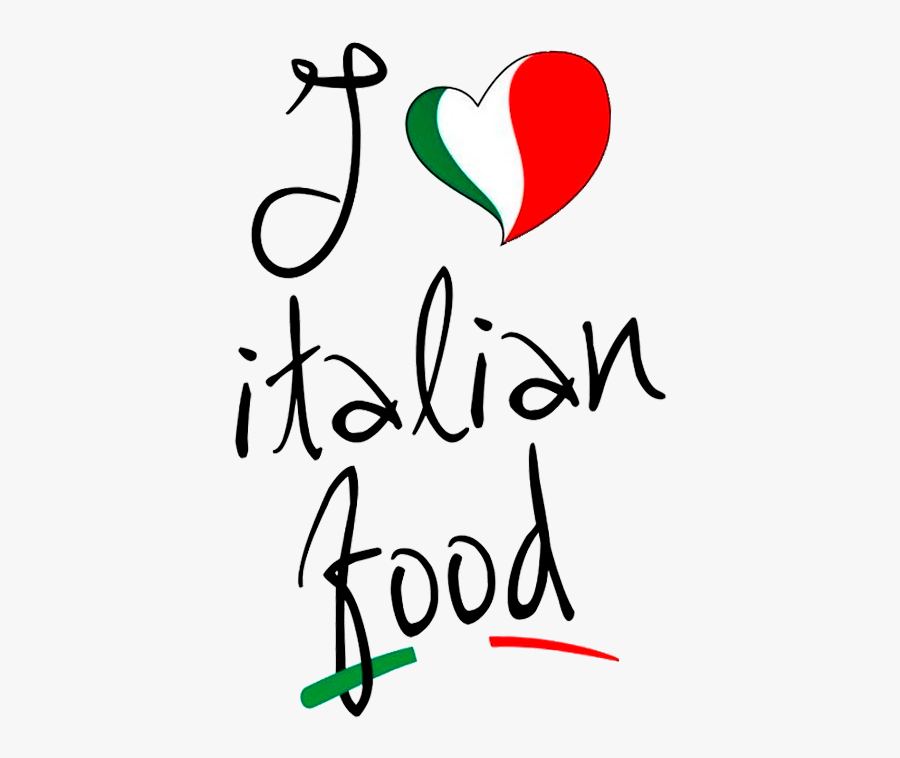 Food Reatil For Italy Partner Of I Love Italian Food - Love Italian Food, Transparent Clipart