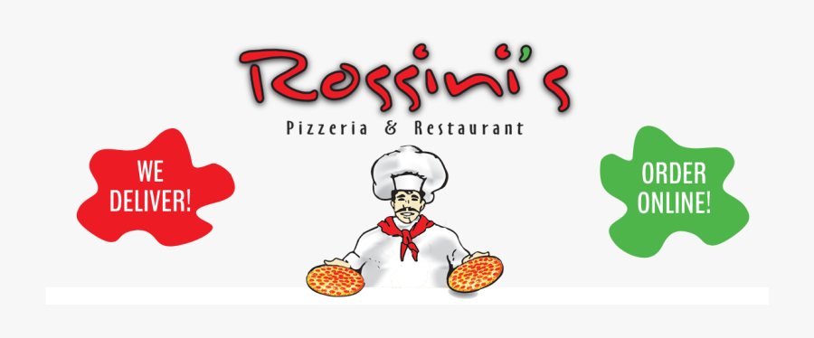 Rossini"s Pizzeria & Restaurant - Cartoon, Transparent Clipart