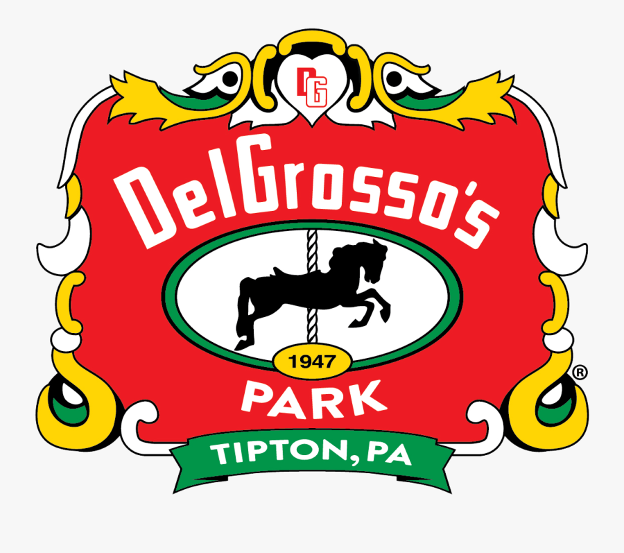 Delgrosso's Amusement Park Logo, Transparent Clipart