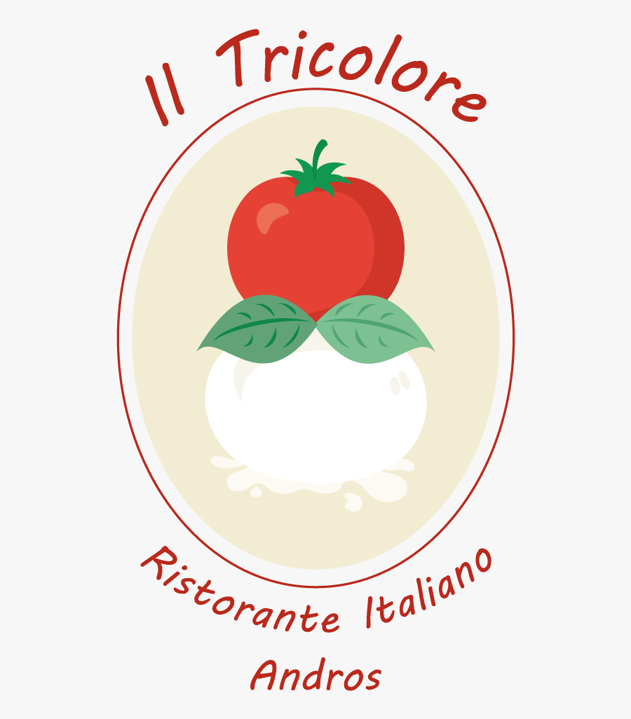 Italian Cuisine Iltricolore Andros Iltricolorelogo - Strawberry, Transparent Clipart