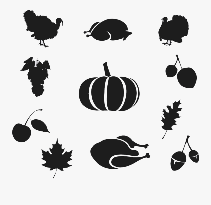 Clip Art Italian Silhouette - Free Thanksgiving Vector Silhouette, Transparent Clipart