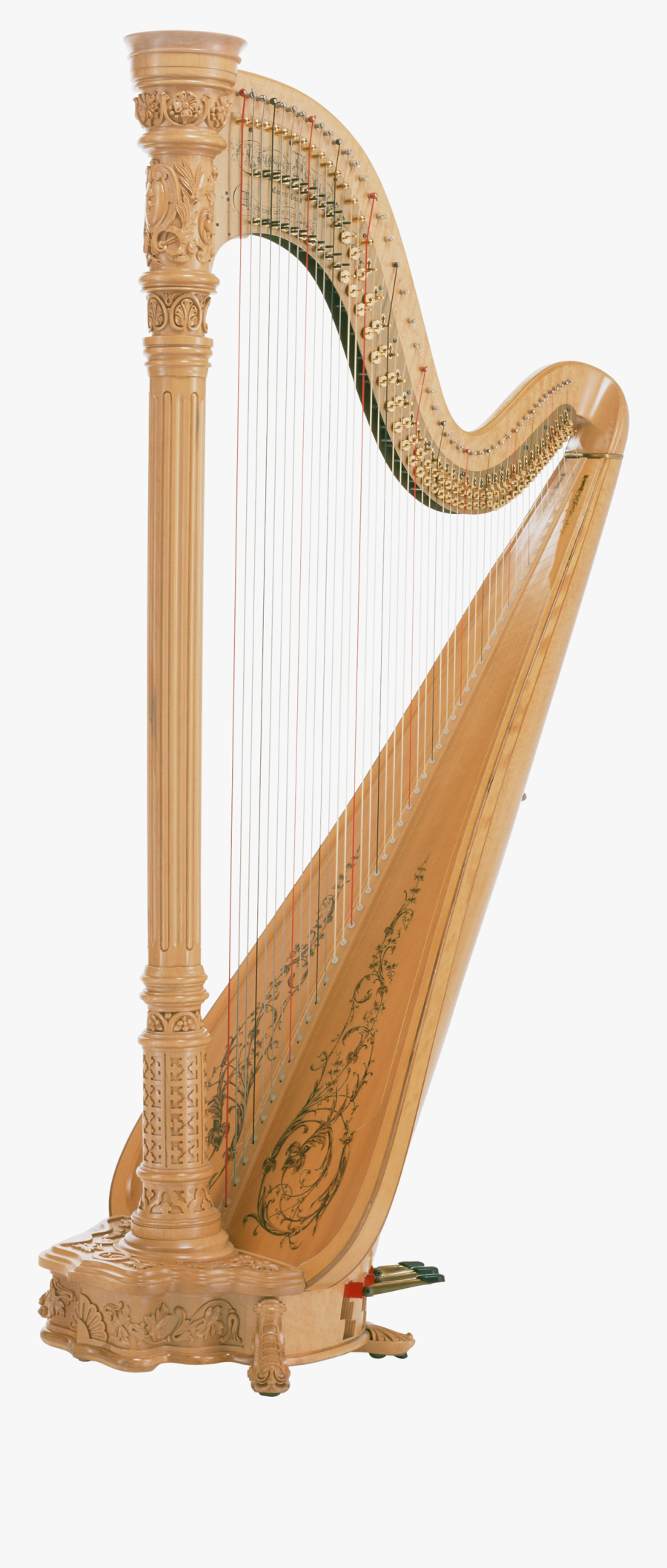 Pedal Harp Transparent Background, Transparent Clipart