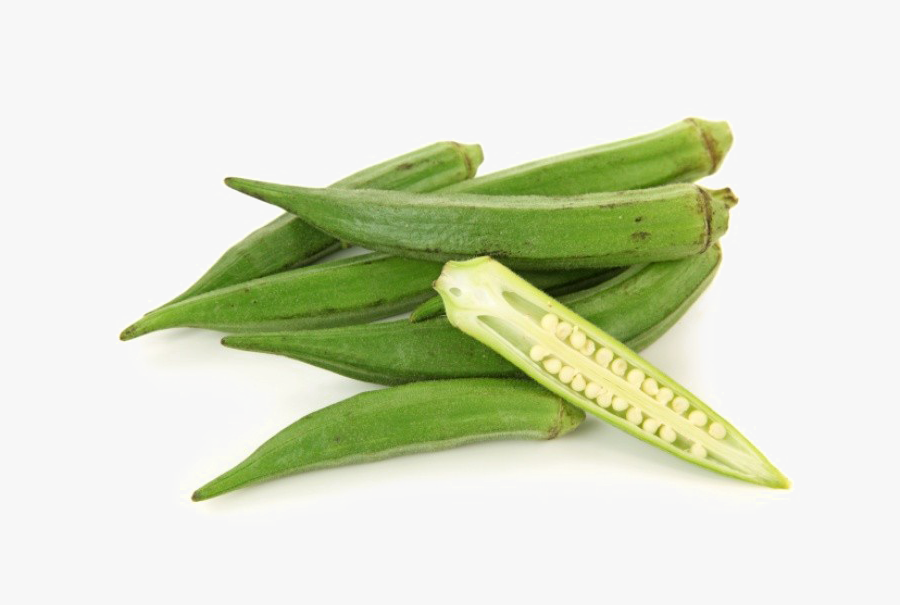 Lady Finger Png Clipart - Cross Section Of Lady Finger, Transparent Clipart