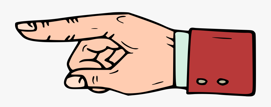 Pointing Finger Clipart - Hand Icon Color Png, Transparent Clipart
