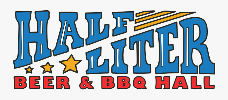 Half Liter Beer & Bbq Hall Logo Two, Transparent Clipart