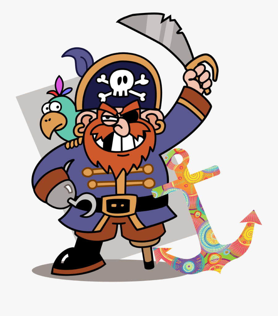 Transparent Speak Up Clipart - Cartoon Pirate Png, Transparent Clipart