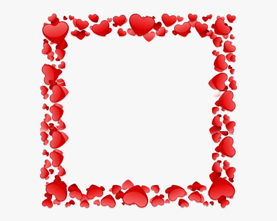 Heart Frame Png Clipart Borders And Frames Heart Clip - Frame Design Heart Png, Transparent Clipart