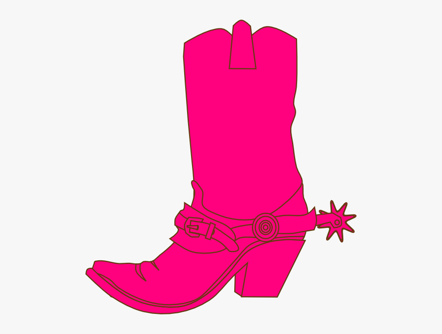 Cowgirl Hat And Boot Clip Art At Clker - Cowboy Boots And Hat Clipart, Transparent Clipart