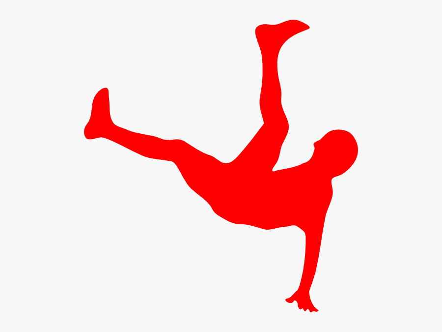 Man Falling Clip Art - Hershey Fc, Transparent Clipart