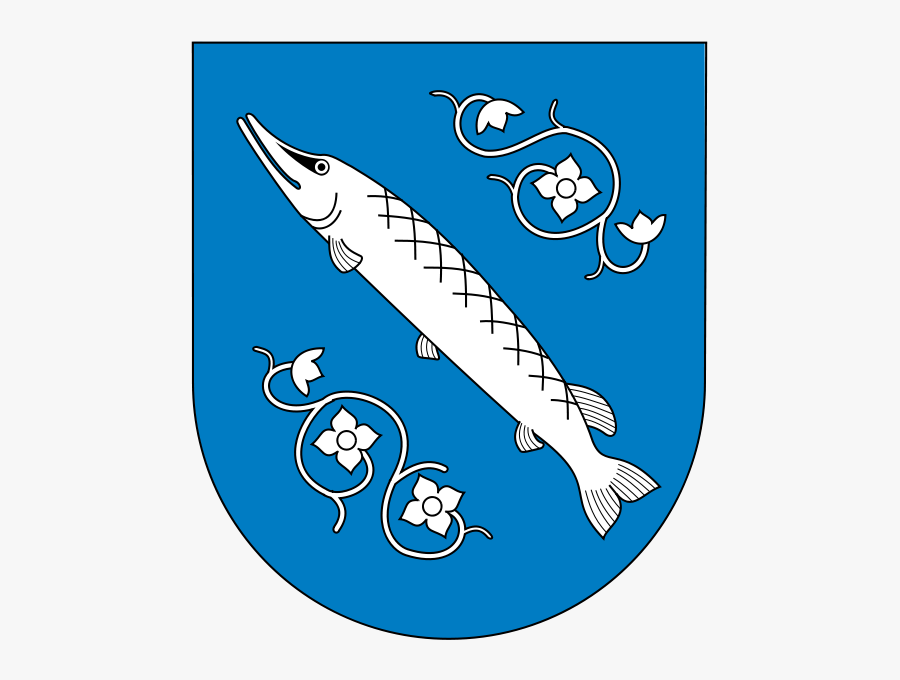 Rybnik Coat Of Arms Png Clip Arts - Coat Of Arms With Fish, Transparent Clipart