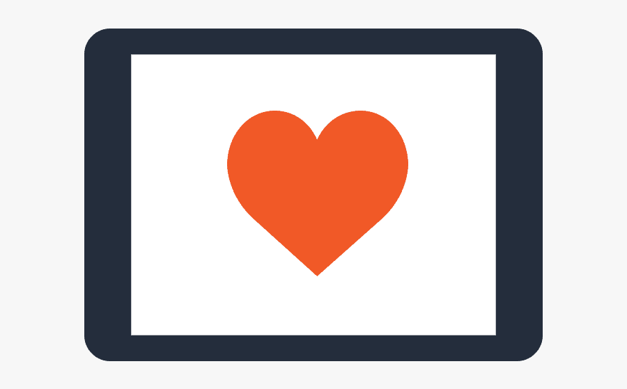Comp-love - Heart, Transparent Clipart