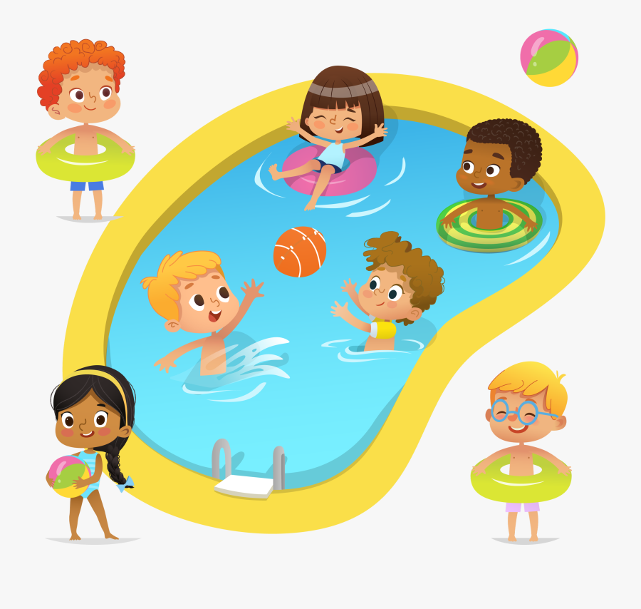 Dibujos Fiesta De Agua Niñas, Transparent Clipart