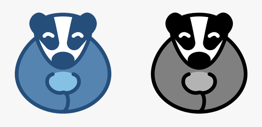Badger, Logo, Animal, Symbol, Design, Icon, Black, Transparent Clipart