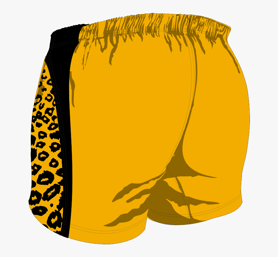 Custom, Bespoke Rugby Short Design 263 Back, Transparent Clipart