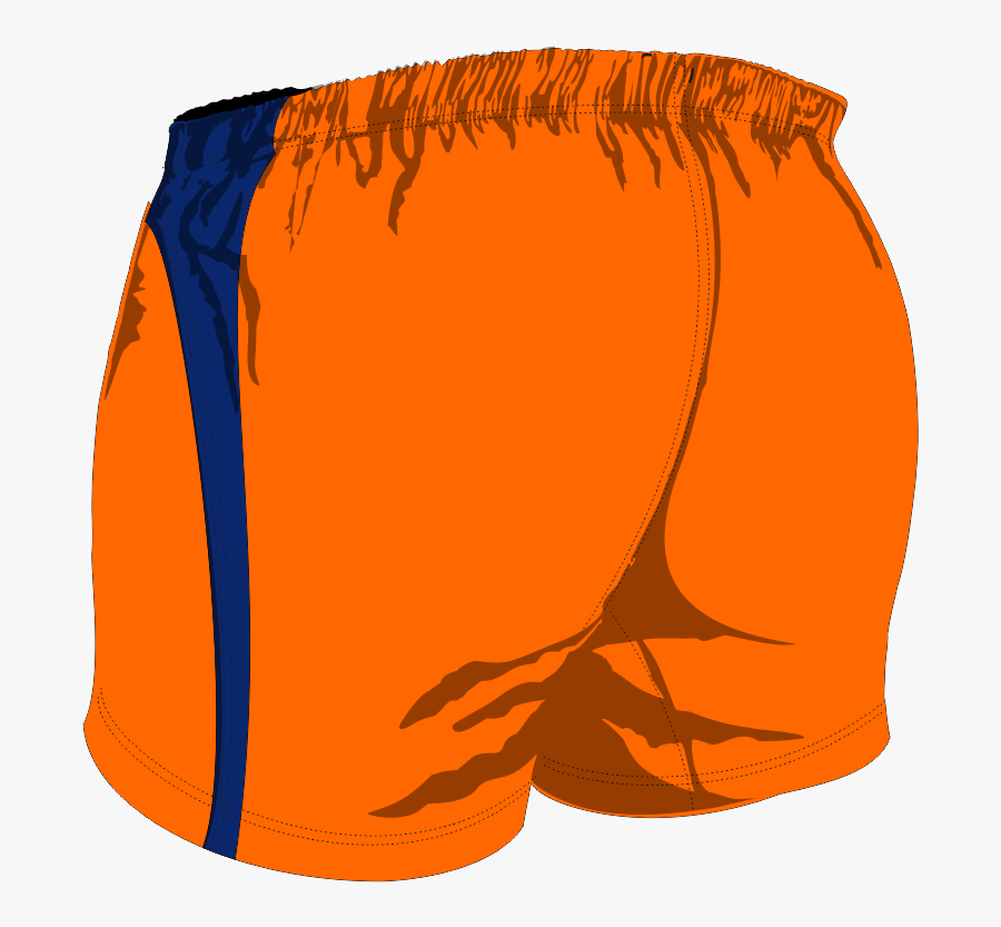 Custom, Bespoke Rugby Short Design 277 Back, Transparent Clipart