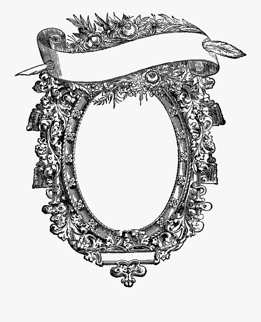 Skull With Banner, Transparent Clipart