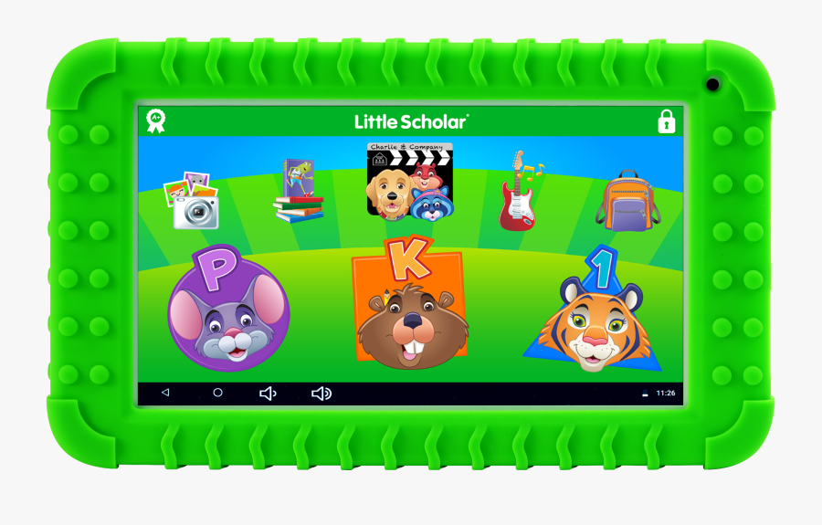Little Scholar Learning Tablet With Green Bumper Will - Little Scholar ™ Tablet Mini, Transparent Clipart