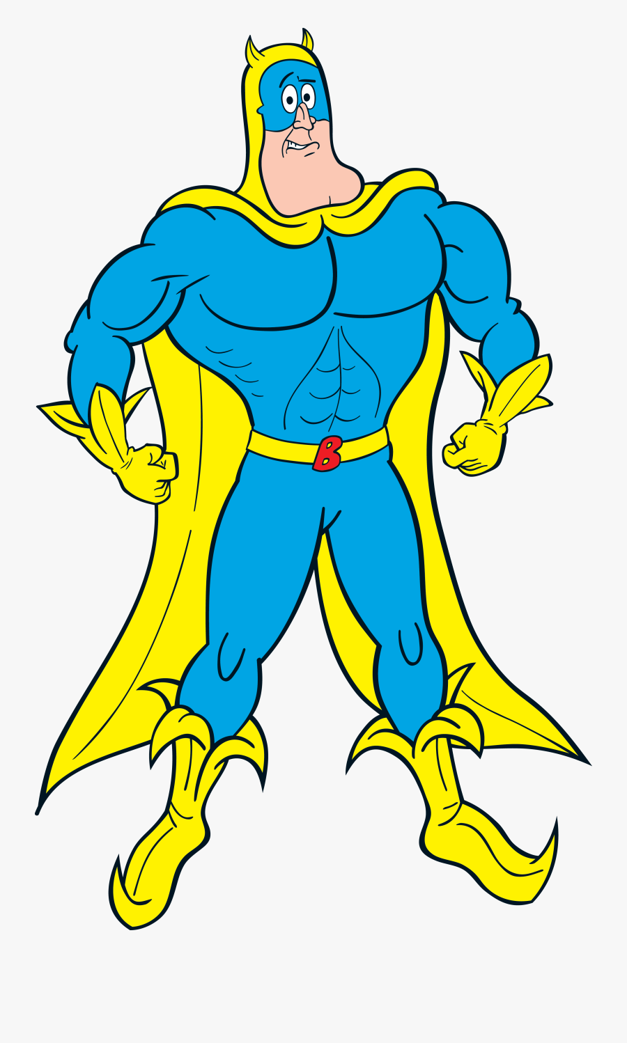 Banana Man On Transparent, Transparent Clipart