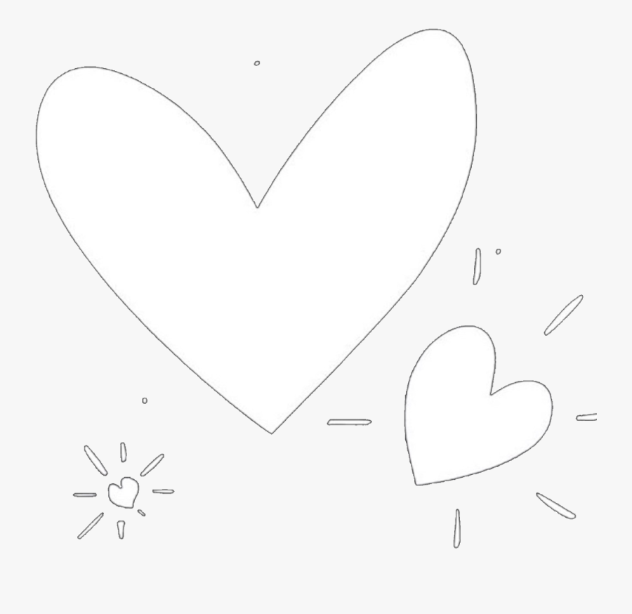 #hearts #love #heart #valentine #white #whiteheart - Heart, Transparent Clipart
