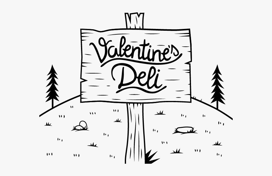 Valentine Clip Art Black And White, Transparent Clipart