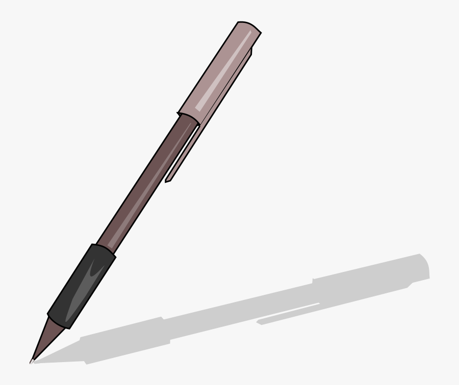 Free Vector Grip Pen Clip Art - Pen Clip Art, Transparent Clipart