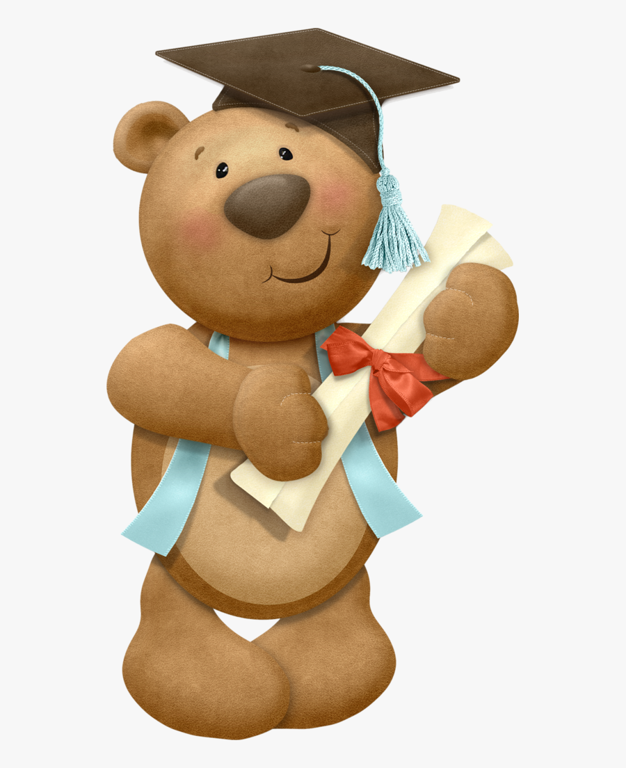 Teddy Bear Graduation Clip Art, Transparent Clipart