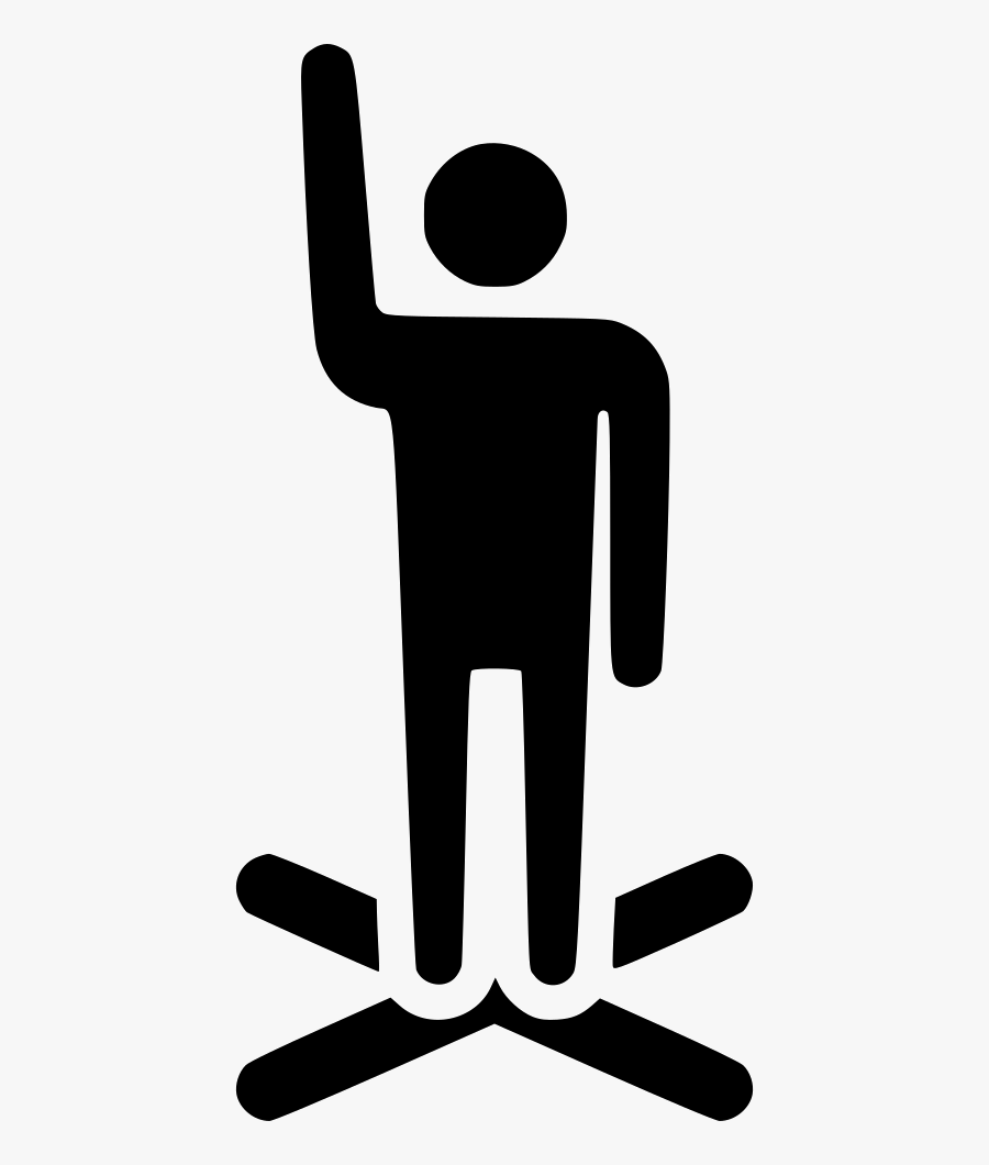 Hello Human Men Body Bathroom Raise Hand Up - Do We Stand Icon, Transparent Clipart
