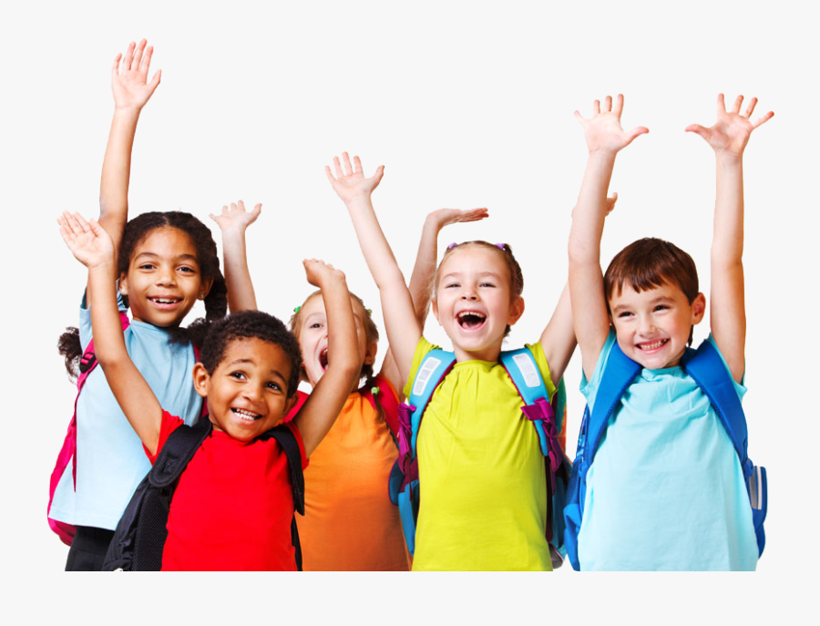Boy United Raise Kindergarten Hands States Their Clipart - After School Care, Transparent Clipart