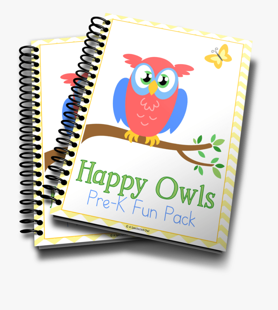 Happy Owls Prek Fun Pack - Tax Training Course, Transparent Clipart
