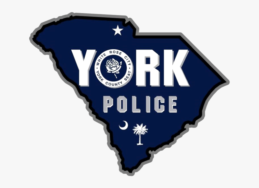 Transparent South Carolina Clipart - York Police Department Logo, Transparent Clipart