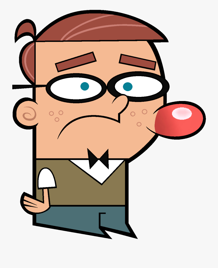 Transparent Nerdy Glasses Clipart - Fairly Odd Parents Nerd, Transparent Clipart